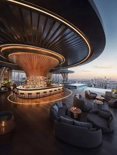 Terrace Bar Dali - bar rooftop view thành phố