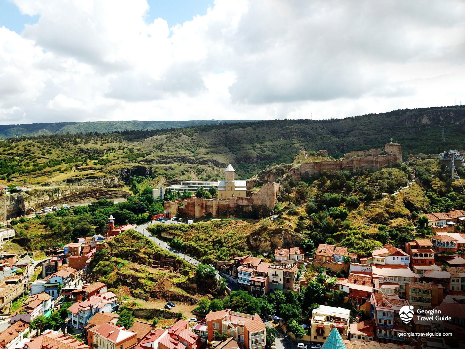 Pháo đài Narikala và khu phố cổ Tbilisi