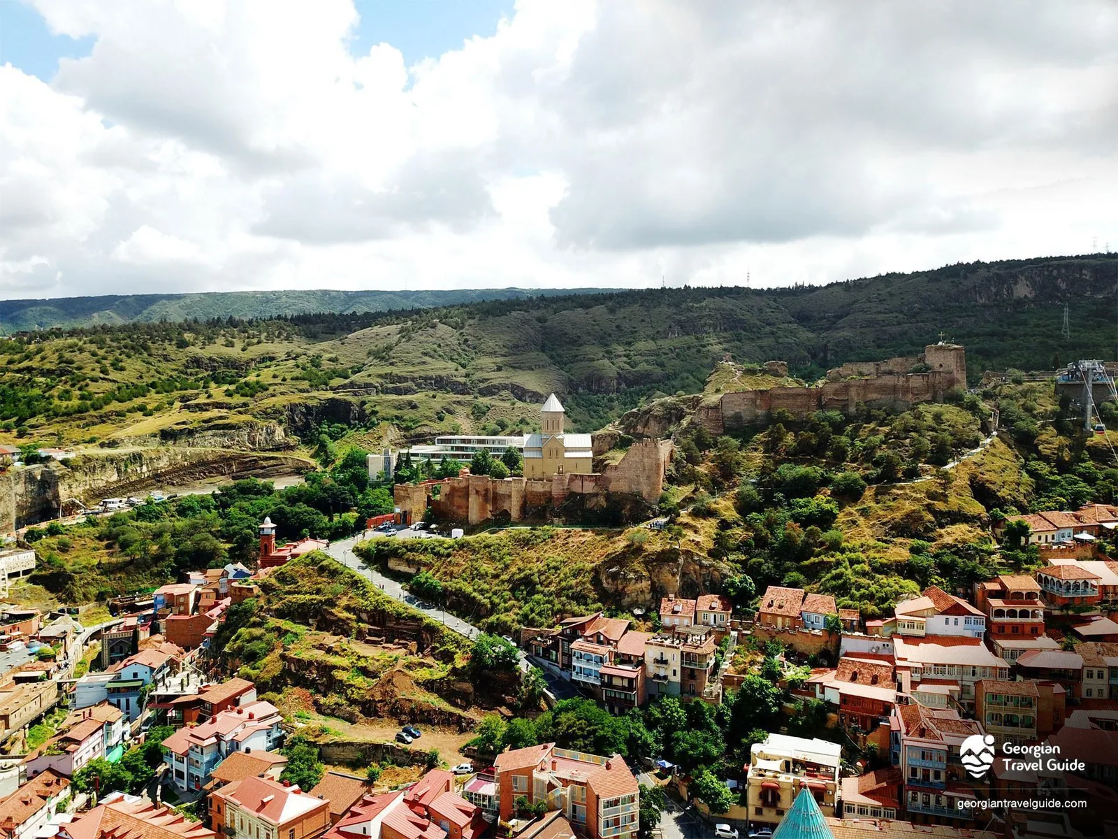 Pháo đài Narikala và khu phố cổ Tbilisi
