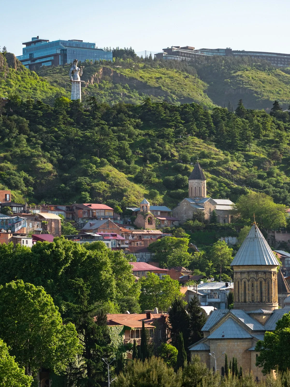 Nắng nóng tại trung tâm Tbilisi